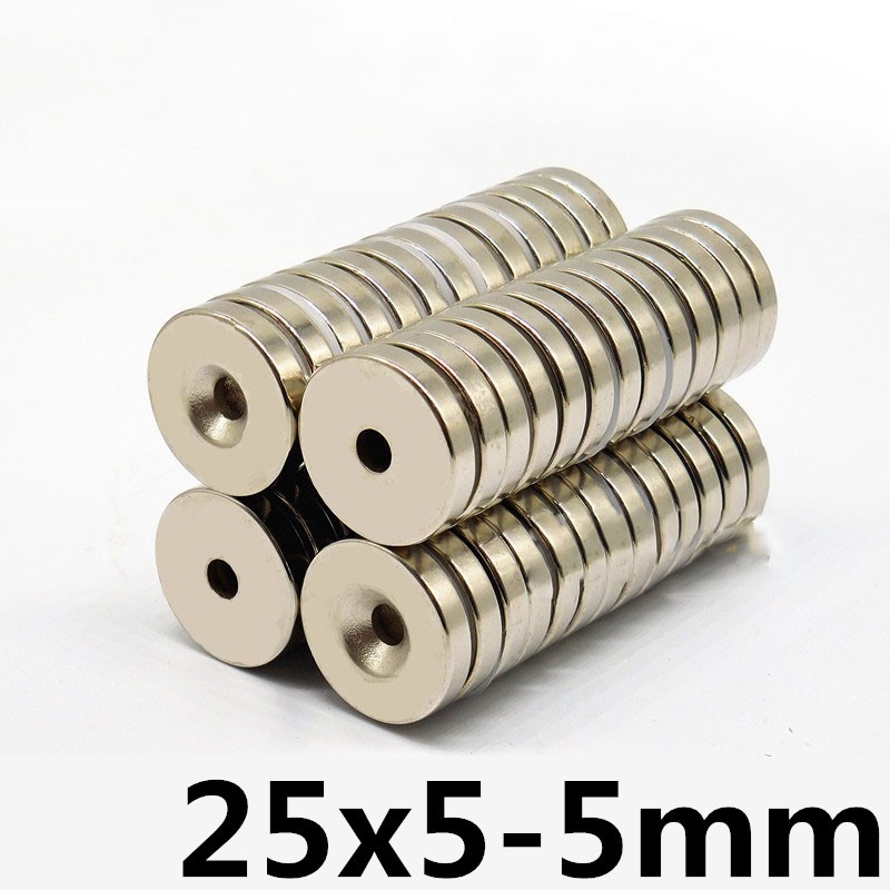 25x5-5mm Magnetic Materials Rare Earth Countersunk Magnets