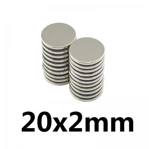 D20x2mm Round permanent magnet manufacturing