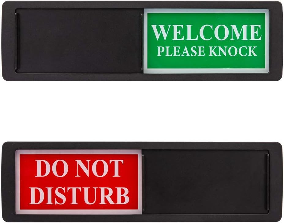 Office Privacy Magnetic Sign - Do Not Disturb/Welcome Please Knock Door Sign